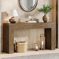 Console de 59 po avec plateau en bois d'ingénierie