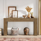 Console de 59 po avec plateau en bois d'ingénierie