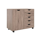 Meuble de rangement 5 tiroirs sur roulettes