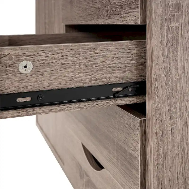 Meuble de rangement 5 tiroirs sur roulettes