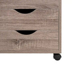 Meuble de rangement 5 tiroirs sur roulettes