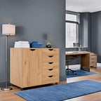 Meuble de rangement 5 tiroirs sur roulettes