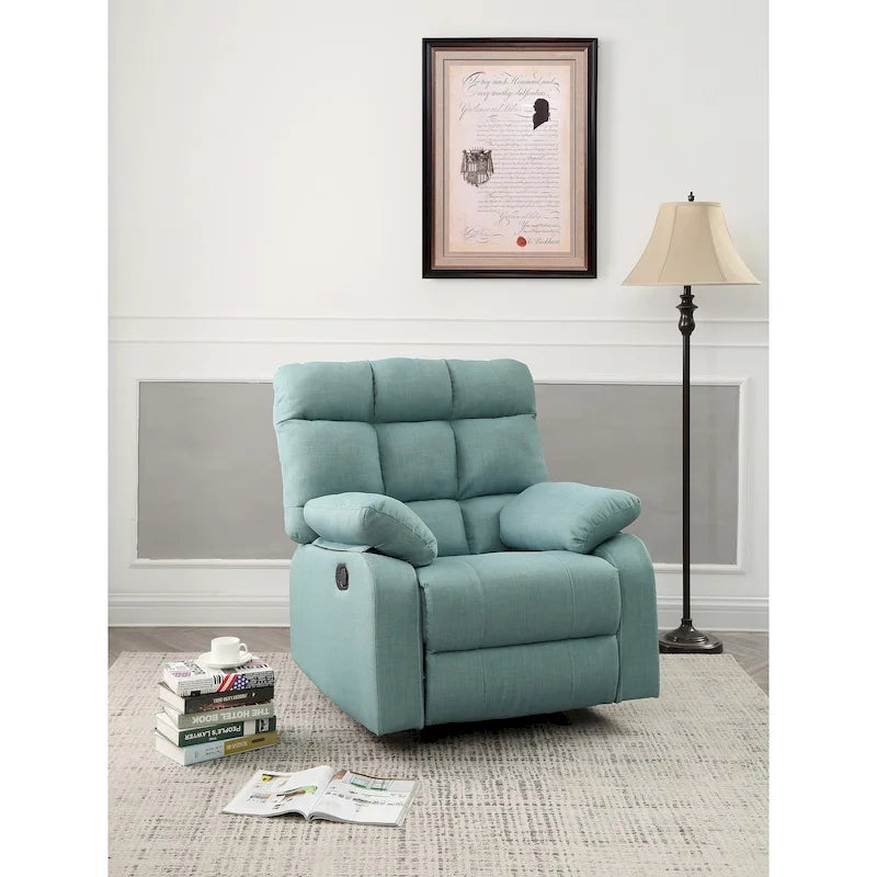 Fauteuil inclinable à bascule en tissu - 37L x 39P x 38H