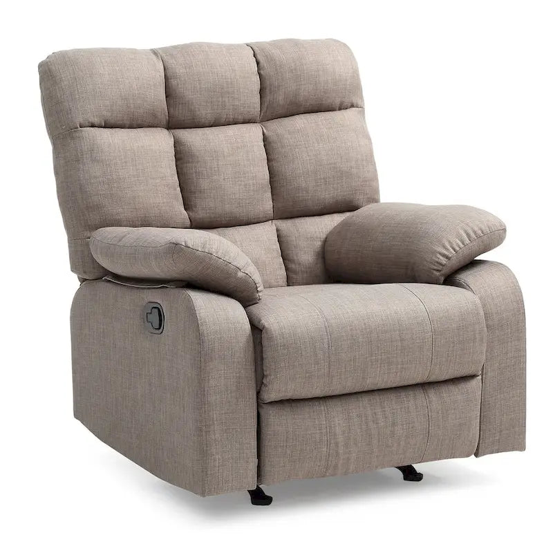 Fauteuil inclinable à bascule en tissu - 37L x 39P x 38H