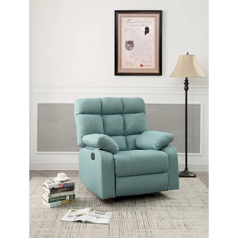 Fauteuil inclinable à bascule en tissu - 37L x 39P x 38H