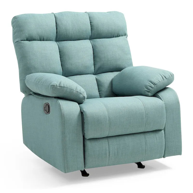 Fauteuil inclinable à bascule en tissu - 37L x 39P x 38H