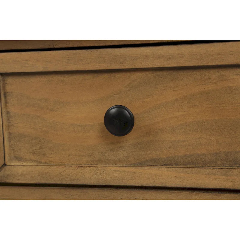 Console de table avec deux tiroirs de rangement et une étagère inférieure pour le salon et l'entrée