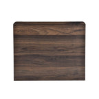 Table de chevet à 2 tiroirs avec surface aspect bois