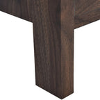 Table de chevet à 2 tiroirs avec surface aspect bois