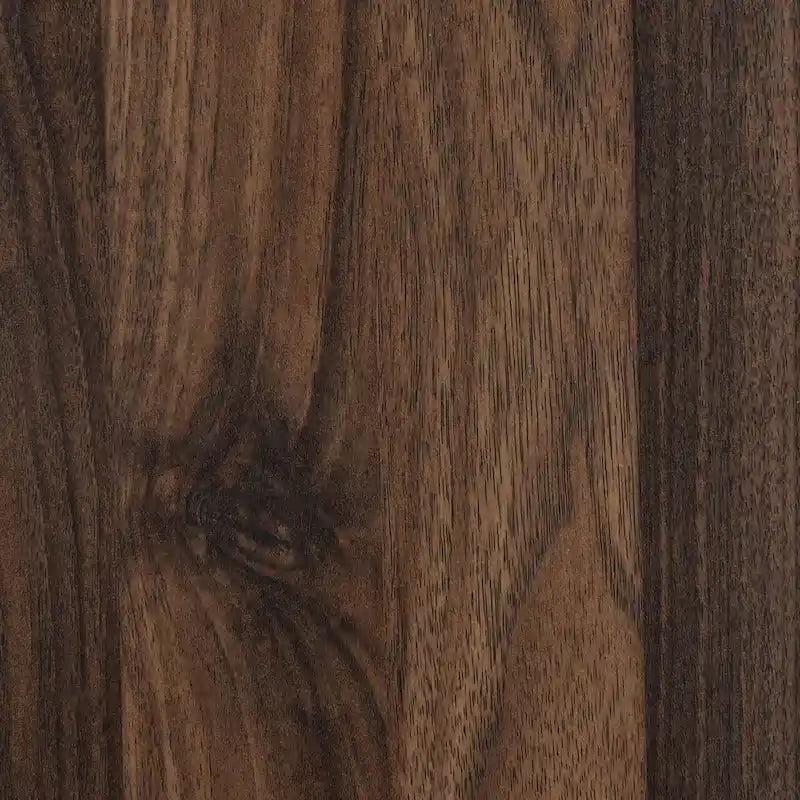 Table de chevet à 2 tiroirs avec surface aspect bois