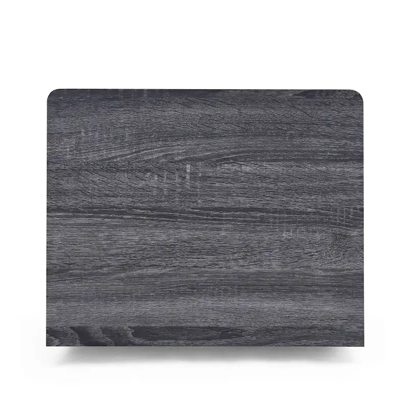 Table de chevet à 2 tiroirs avec surface aspect bois