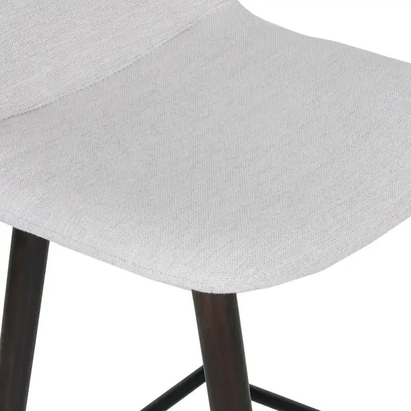 Tabouret de comptoir rembourré avec repose-pieds