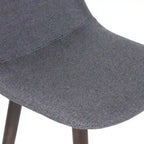 Tabouret de comptoir rembourré avec repose-pieds