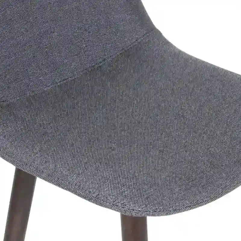 Tabouret de comptoir rembourré avec repose-pieds