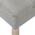 Banc rembourré capitonné classique