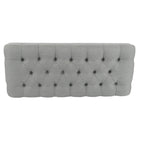 Banc rembourré capitonné classique