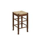 Tabouret de comptoir en bois sans dossier, carré Rush, 24 po