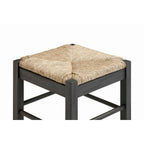Tabouret de comptoir en bois sans dossier, carré Rush, 24 po