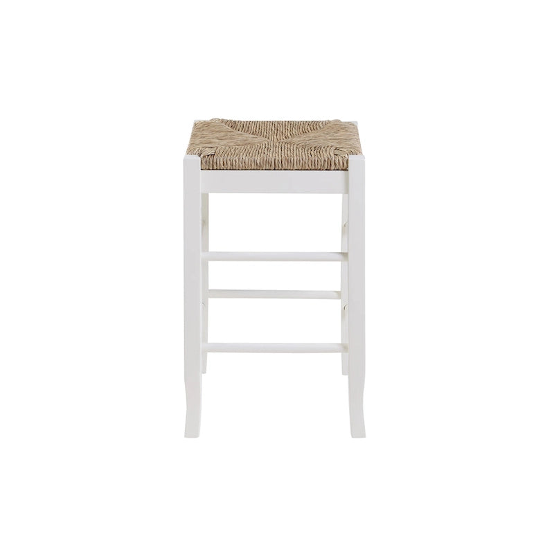 Tabouret de comptoir en bois sans dossier, carré Rush, 24 po