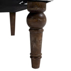 Fauteuil rembourré rayé