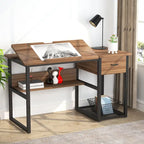Table de Dessin et d'Architecte de 47 Pouces avec Plateau Inclinable