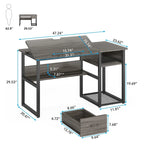 Table de Dessin et d'Architecte de 47 Pouces avec Plateau Inclinable