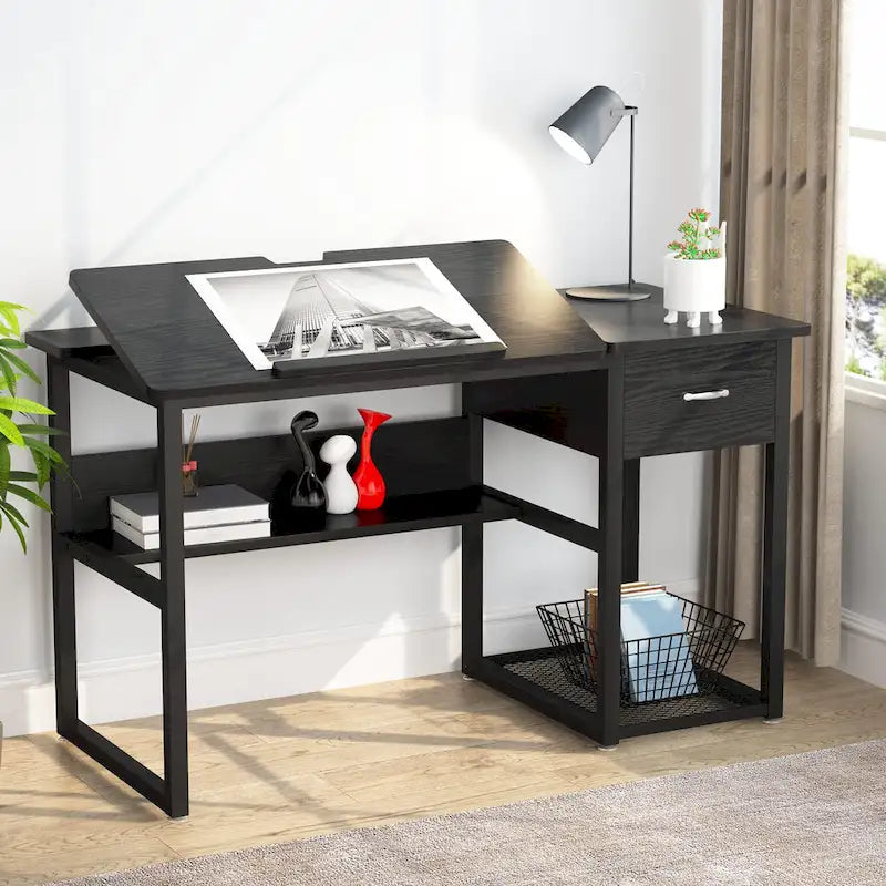Table de Dessin et d'Architecte de 47 Pouces avec Plateau Inclinable