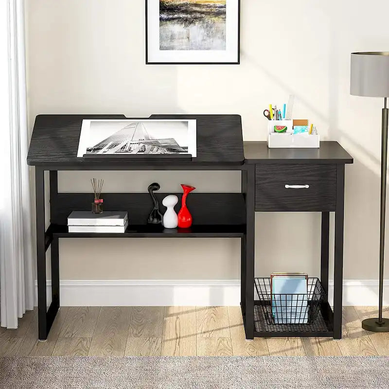 Table de Dessin et d'Architecte de 47 Pouces avec Plateau Inclinable