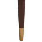 Banc rembourré avec pieds en bois - 160 cm (L) x 51 cm (P) x 46 cm (H)