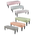 Banc long capitonné
