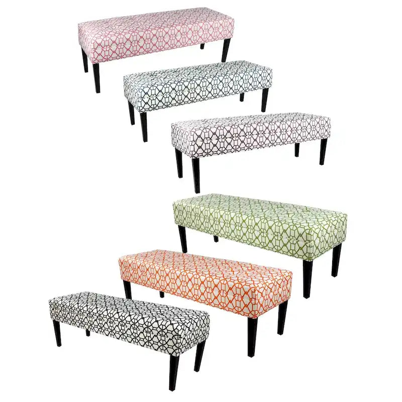 Banc long capitonné