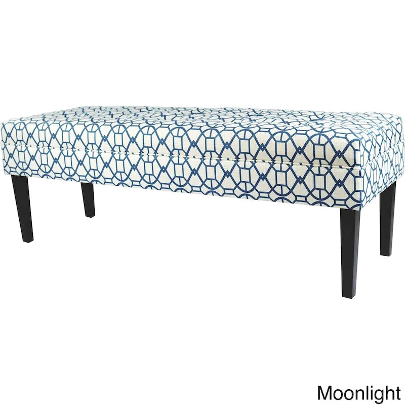 Banc long capitonné