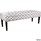 Banc long capitonné