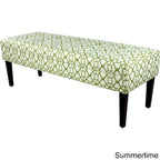 Banc long capitonné