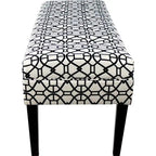Banc long capitonné