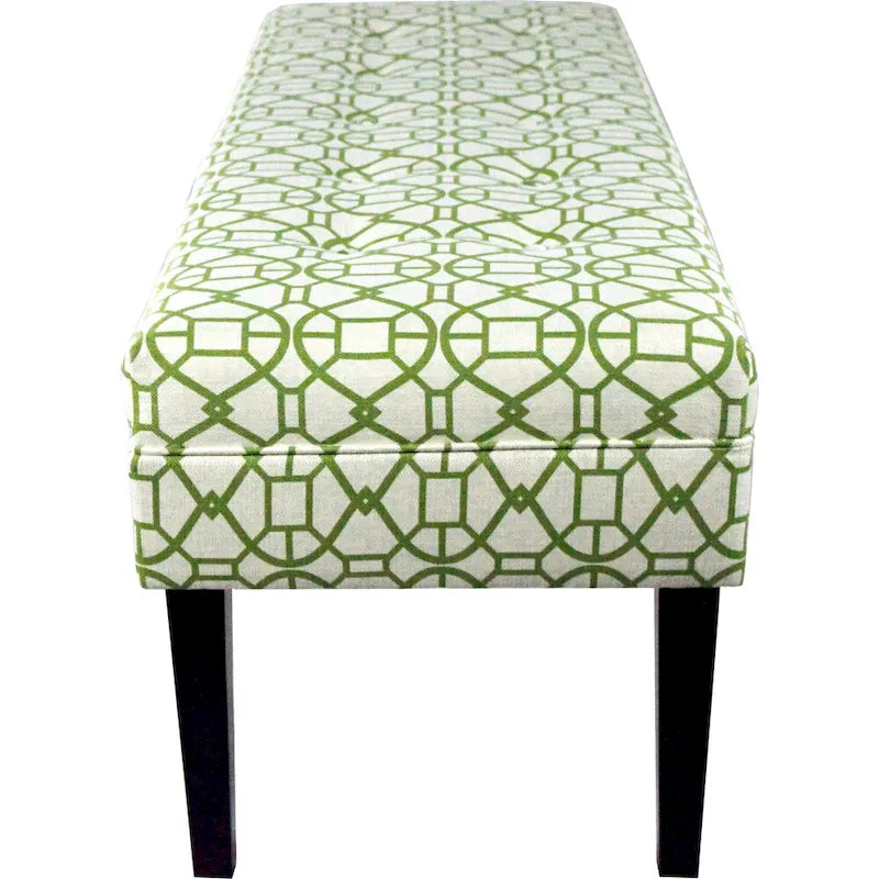 Banc long capitonné