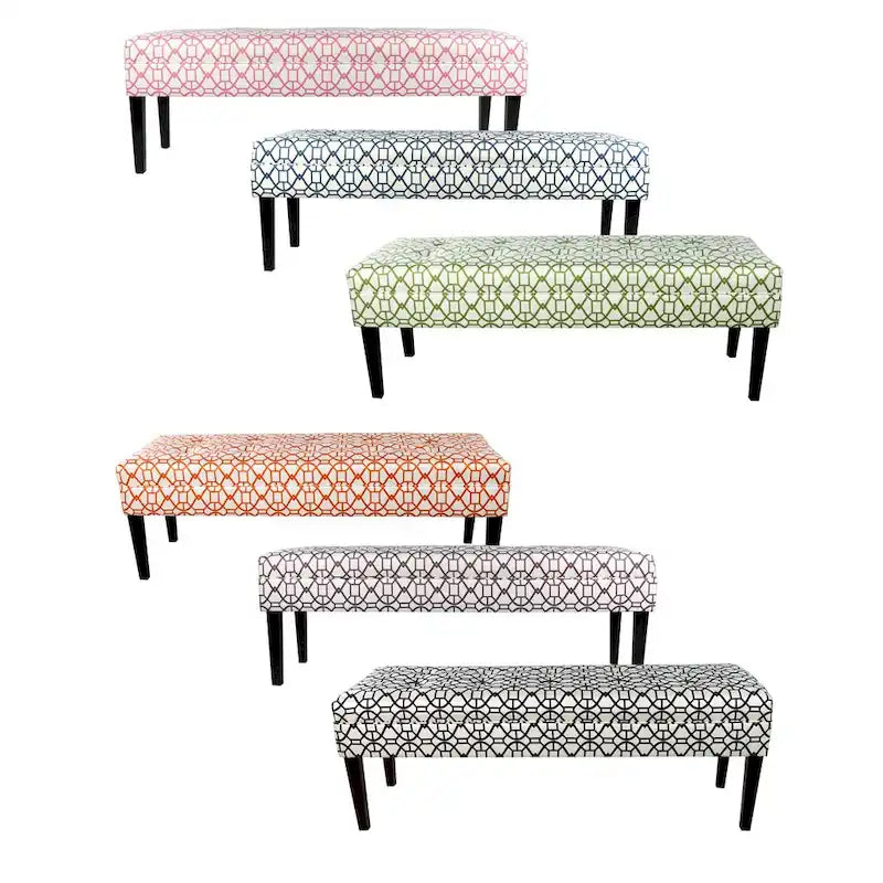 Banc long capitonné