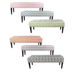 Banc long capitonné