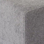Canapé d'angle modulable en V – Revêtement en lin, coussins déhoussables