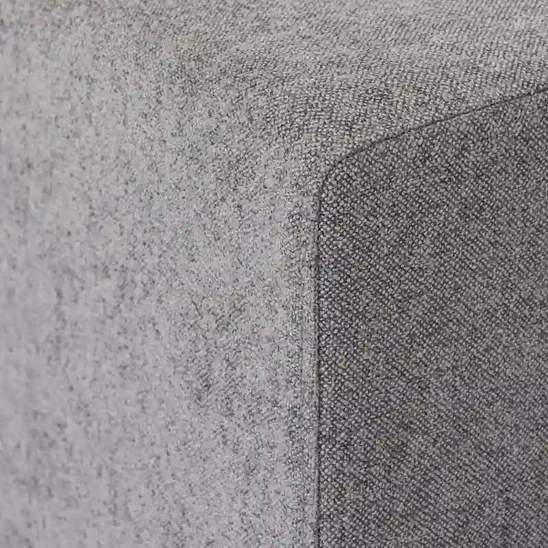 Canapé d'angle modulable en V – Revêtement en lin, coussins déhoussables