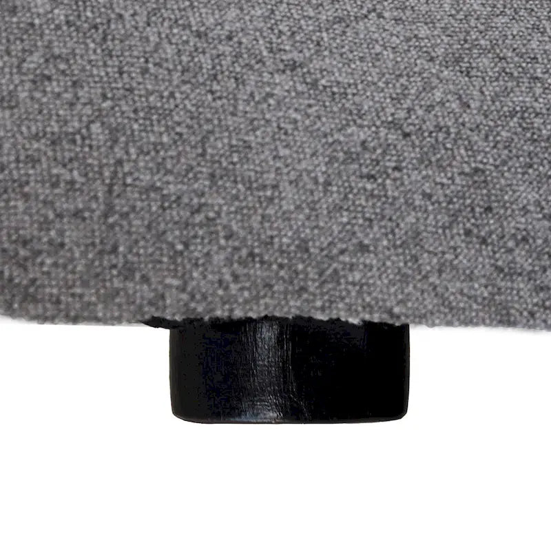 Canapé d'angle modulable en V – Revêtement en lin, coussins déhoussables